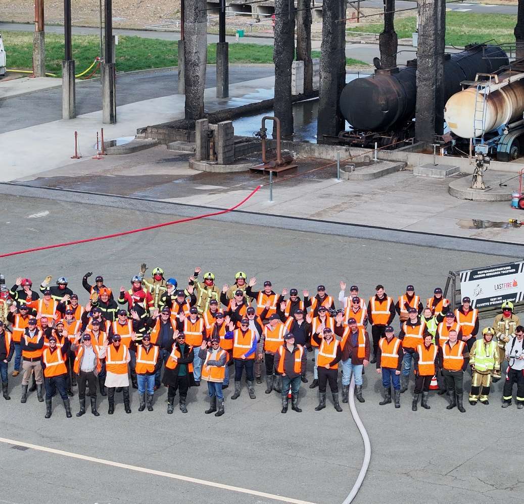 LASTFIRE specialist fire testing team