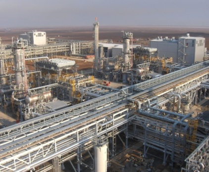 Industrial facility evaluated through quantitative risk assessment