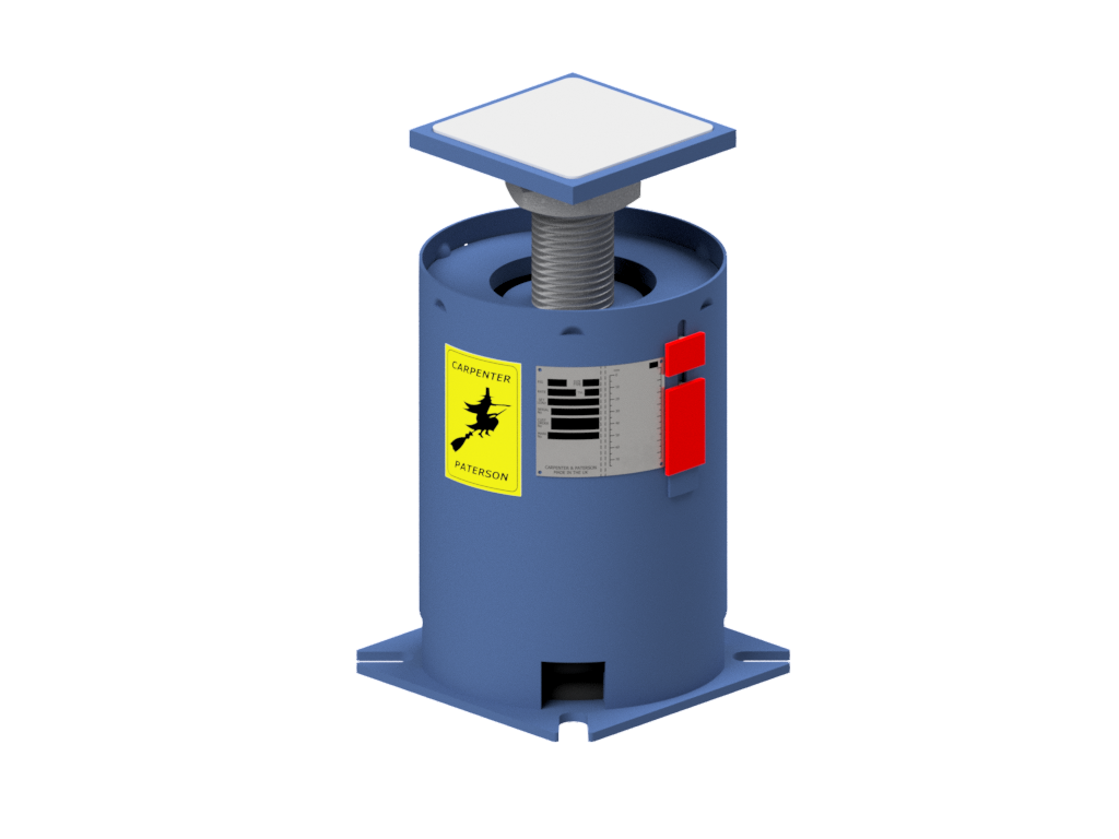 Base mounted variable spring support
