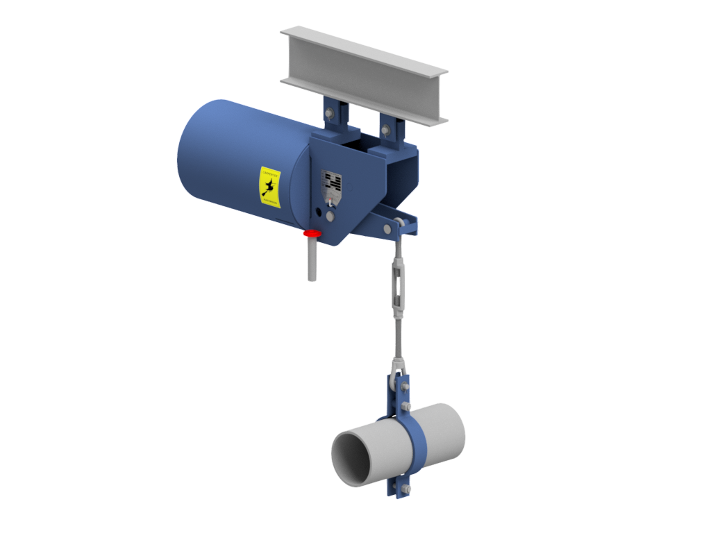 Top suspended constant effort support assembly