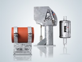 Industrial pipe support product range